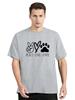 Peace Love Dogs Printed Women T Shirt Fashion Vintage Graphic Tshirt Funny T-shirt Cotton Men Clothing Oversized Tees Tops