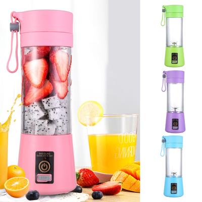 Portable Blender USB Rechargeable Cordless Mini Blender Shakes Juicer with 6 Stainless Steel Blades BPA-Free Blending Machine