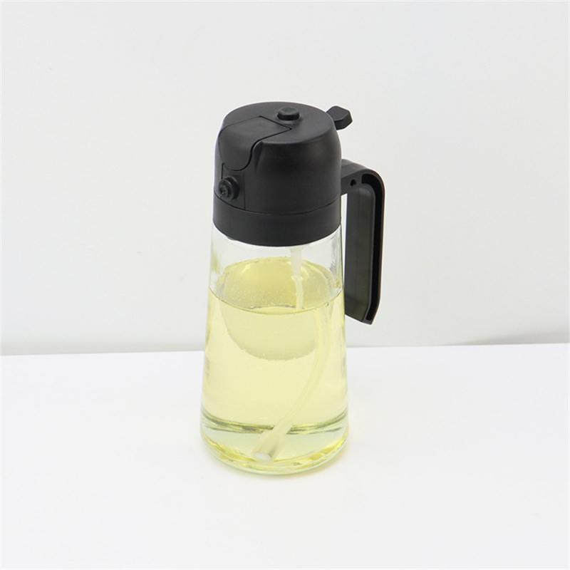 New Oil Spray Two-in-One Spray Oil Spray Bottle Seasoning Bottle Seasoning Bottle Household Kitchen Leak-Proof Oil Bottle