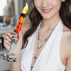 Halloween LED Candle Light Specters Hand Decoration Safe Flameless Design For Scary Party Decors Battery Operated