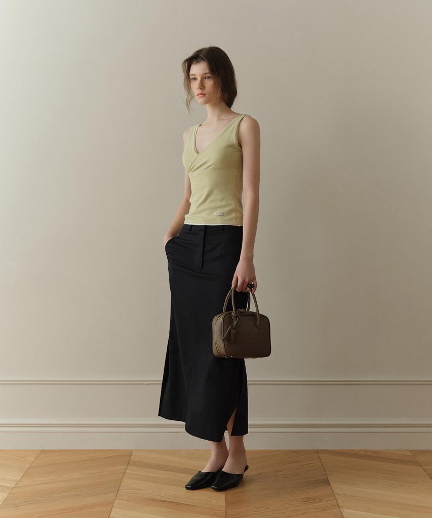 Poyueoaijeuonli Karin Maxi Skirt (Black)