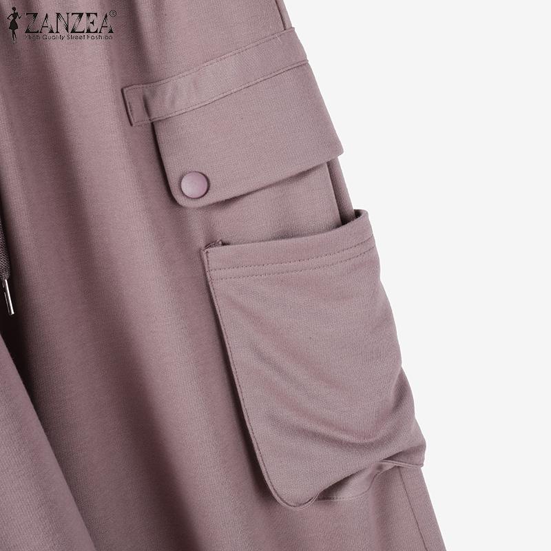 ZANZEA Women Long Sleeve Blouse and Skirts Casual Two Piece Suit Sets