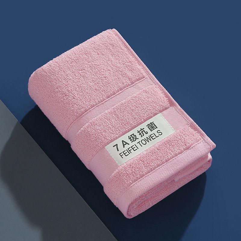 100% A-Grade Antibacterial Cotton Bath Towel - Thick, Soft, Absorbent, Quick-Drying, Adult Size Washcloth