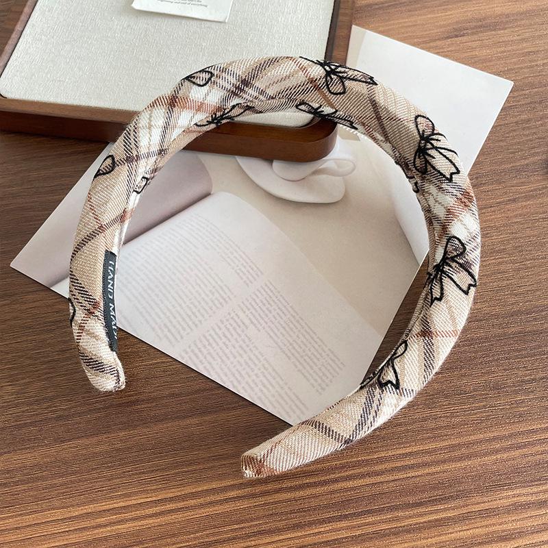 French Wool Wavy Dot Headband: Elegant & Trendy Autumn/Winter Women's Hair Accessory