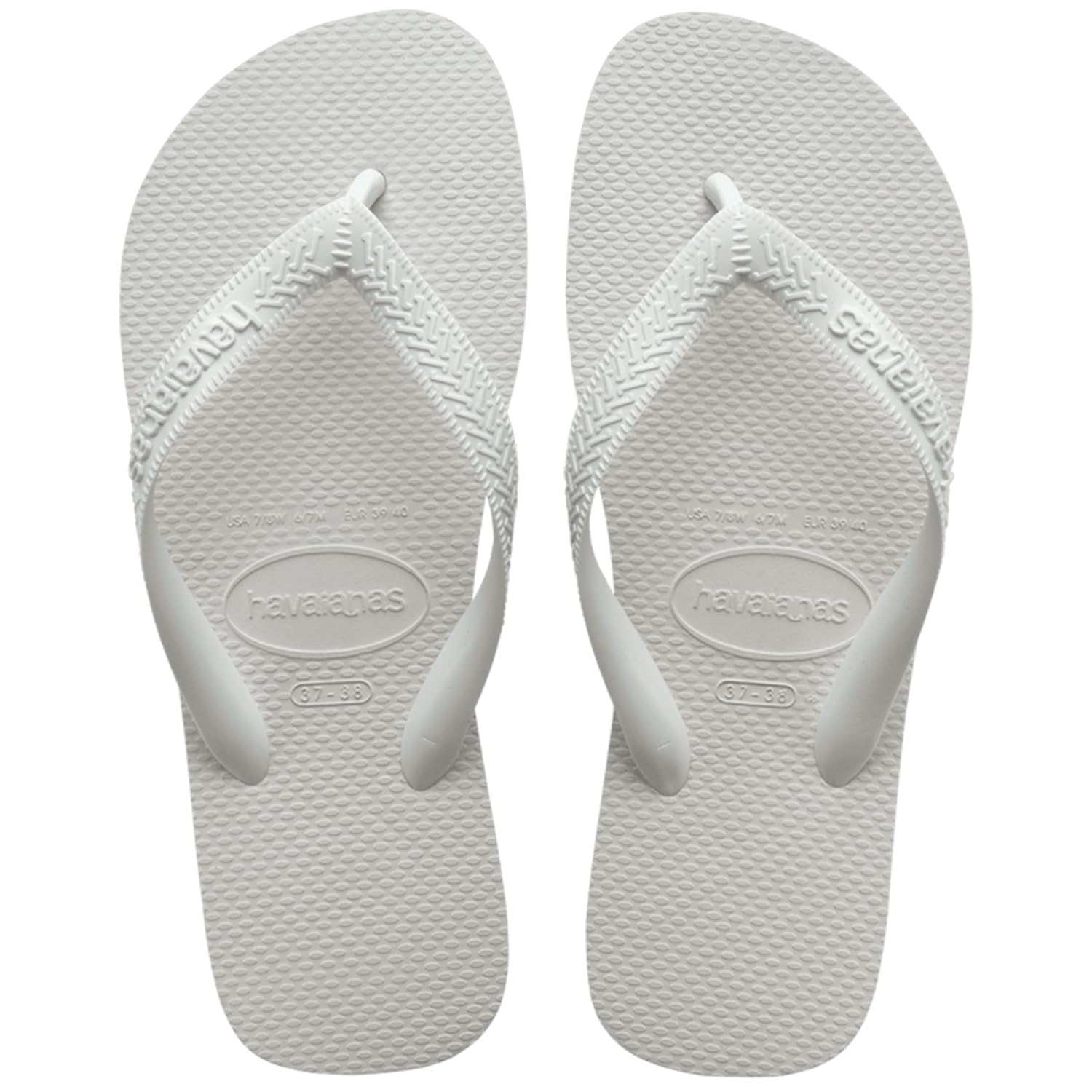 

Размеры пляжных сандалий Havaianas Top, Белый, 43/44 белый