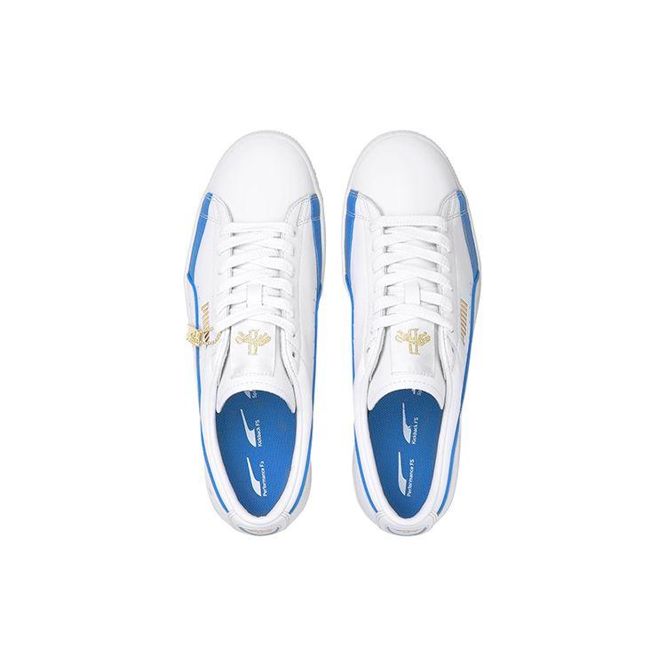 Puma Basket Vintage Rudolf Dassler Legacy Collection Season 2 Unisex Sneakers White Ibiza-Blue Vaporous-Grey 375475-01