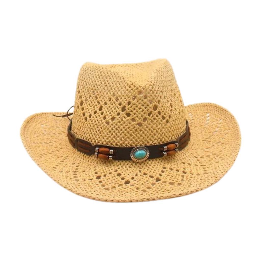 Famous Premium Beach Cowboy Hat French Breathable Cool Upside Hat