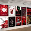 Série de TV de Terror Hannibal Pôsteres de Anime Adesivo de Papel Adesivo Impermeável Café Bar Quarto Kawaii Decoração