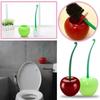 Red/Green Cherry Shaped Toilet Brush Holder Set Bathroom Cleaning Kit Cleaner Creative Lovely Lavatory Brush Toilet Cleaning