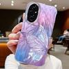 Purple Butterfly Phone Cases For Honor 400 200 Magic 7 Lite 200 Pro X9a X9c X8b X8a Schmetterlinge Silicone Couple Fundas Cover
