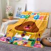 Hey Duggee Theme Printed Blanket - Perfect for Couch, Bed, Travel & Outdoor Use | Machine Washable, Cozy & Durable.