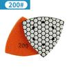 Excellent Gloss Granite Marble Stone Mm Triangle Diamond Dry Polishing Pads