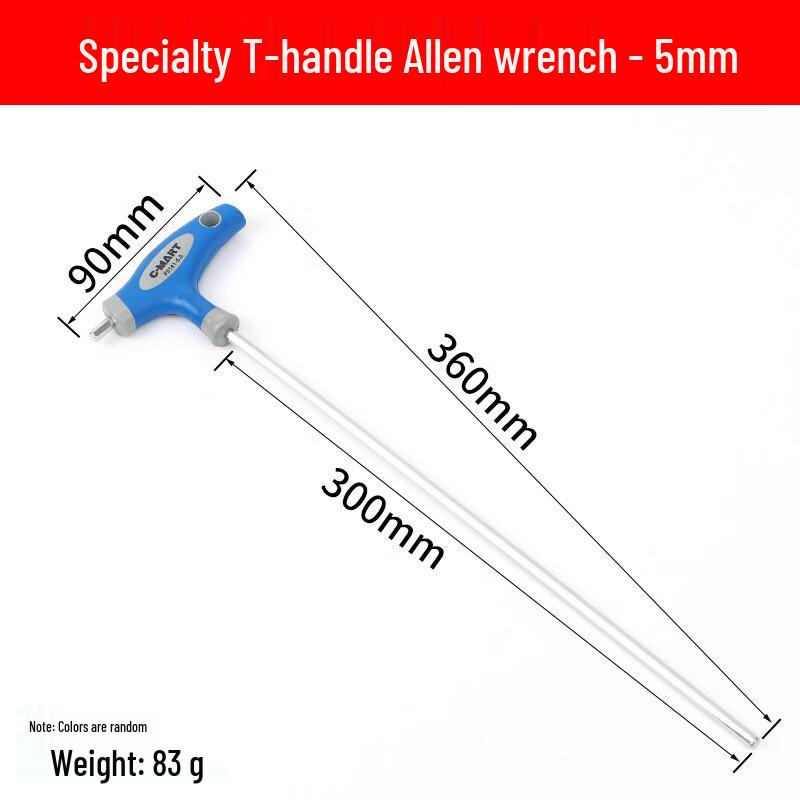 Extra Long T-Handle Hex Wrench