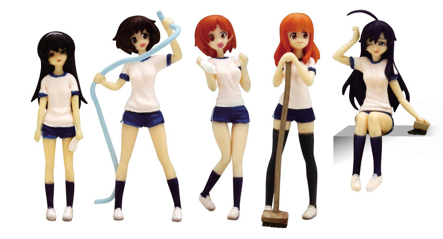This is the Platz Girls Panzer Anglerfish Team figure cleaning GPF-11 1/35 & set, version!