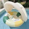 Baby Swimming Float Inflatable Circle Baby Pool Float Ring With Sunshade Baby Bathing Swimming Pool Toys For Babies 3-36 Months