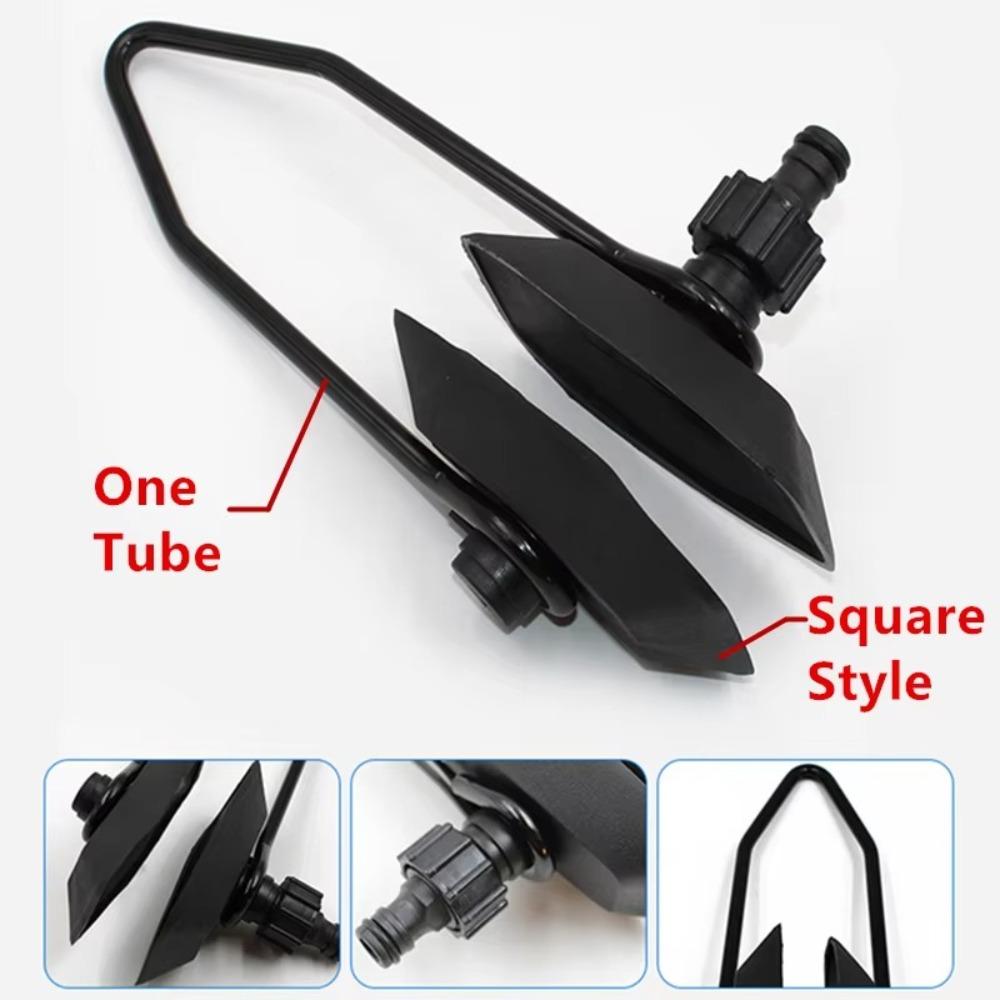 Universal Boat Outboard Motor Water Flusher Dual Feed Motor Ear Muff Cups Boat Outboard Motor Cleaner Large Round Rectangular