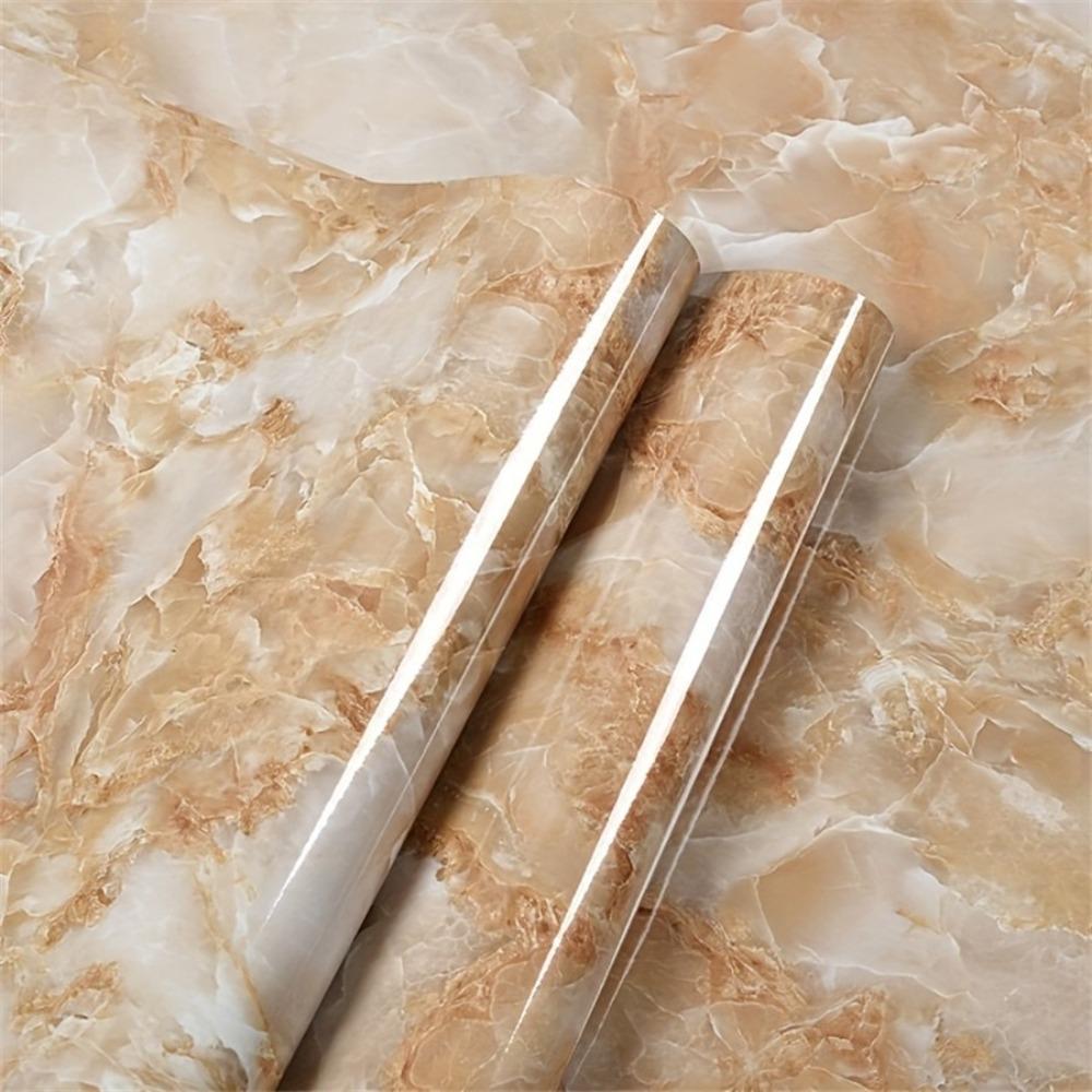 Waterproof Wallpaper Self-adhesive Wall Panels Peel and Stick Backsplash for Kitchen Bathroom