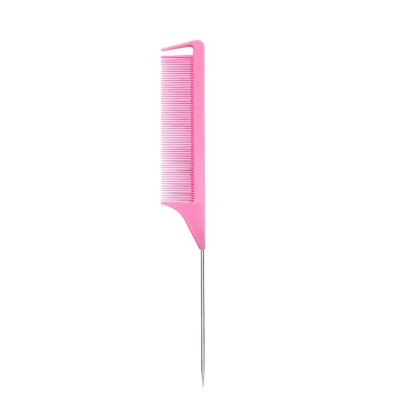 Professional Hair Teasing Comb Set 4PCS Rat Tail Comb with Sectioning Tools for Hair Styling, Backcombing Highlighting
