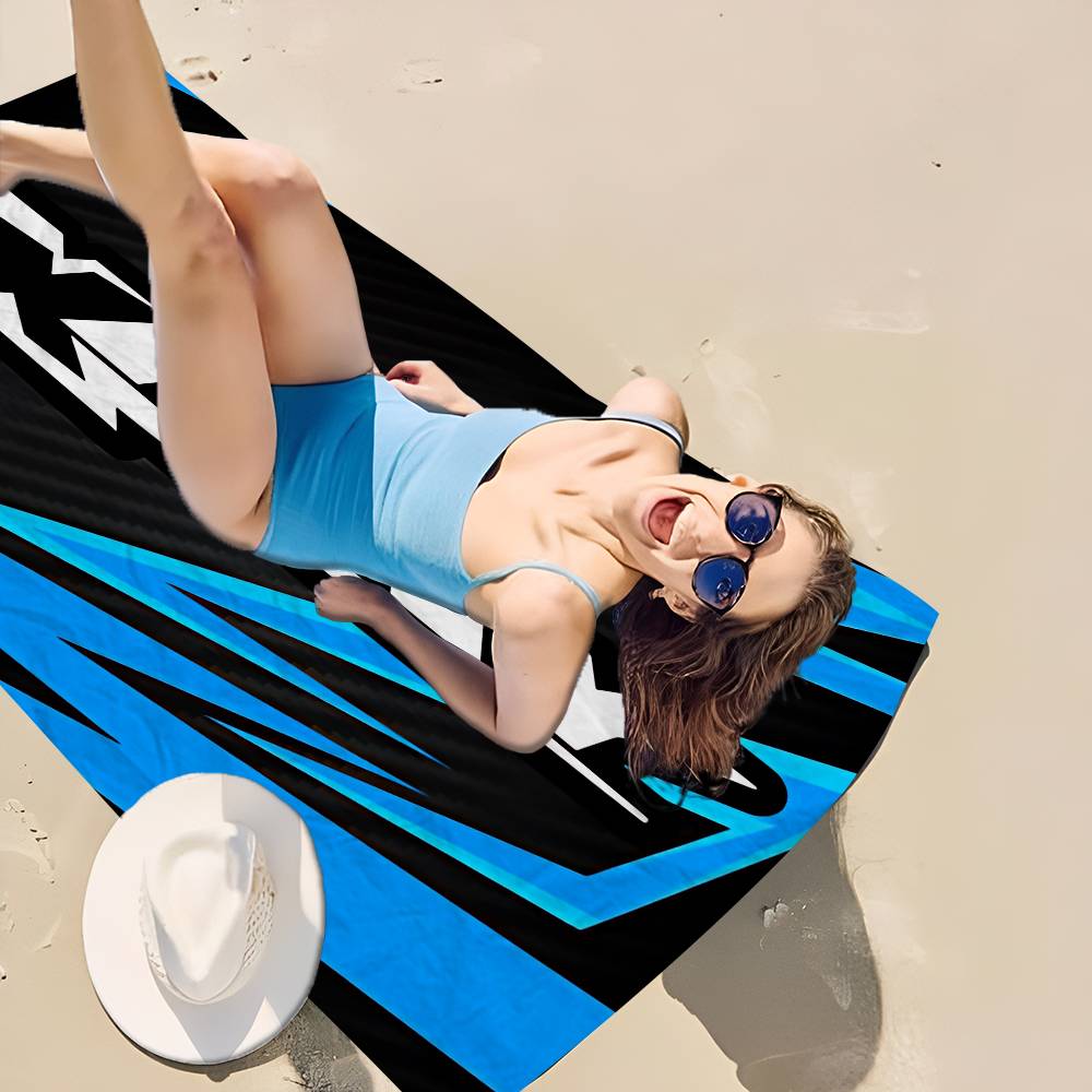 X-XRAY-Y Racing Car Bath Towel Microfiber Soft Water Absorbing Breathable For Girl Kids Decorative Cartoon Beach Towel