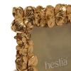 Hestia Gold Flower Photo Frame 5 X 7