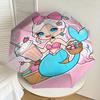 1pc Mermaid Picnic Pattern Umbrella Design Automatic Opening and Closing Umbrella, High-quality Travel Umbrella,  c1128267