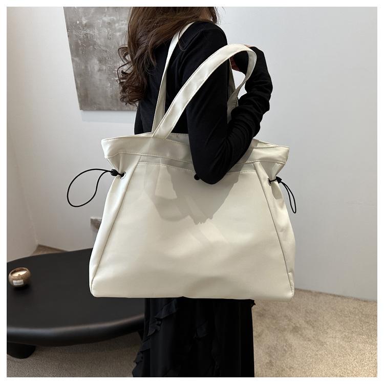 Women's Oxford Large Capacity Tote Bag Fashionable School Commute Shoulder Handbag Simple Casual Daily Purse