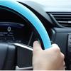 Universal Four Season Thin Silicone Steering Wheel Cover - Anti Slip Wear Resistant Comfortable For Car Black