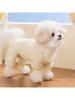 Puppy Insect Proof Jumpsuit Summer Breathable Mesh Dog Clothes Teddy Strawberry Pattern Four Legged Clothing Cuter Bichon Cover