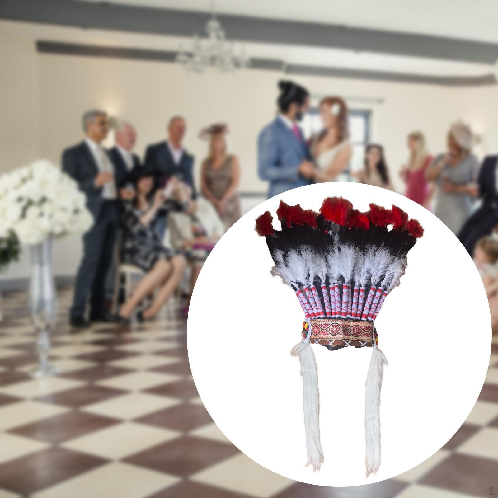 

Перьевой индейский головной убор шляпа костюмные аксессуары головной убор для выступления