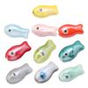 10 Pieces Artistic Double Sided Ceramic Fish Beads Crafting Supplies Spacers For Homemade Jewelry Phone Chains