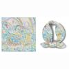 Printed Headband Scarf Women 53CM Twill Silk Decorative Handkerchief Collar Scarf