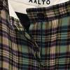 AALTO wool blend check Long pants 34 Men's Used