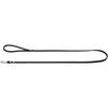 Hundeleine - HUNTER - Nappa Petit - Leder - Schwarz - 1,0 cm x 140 cm