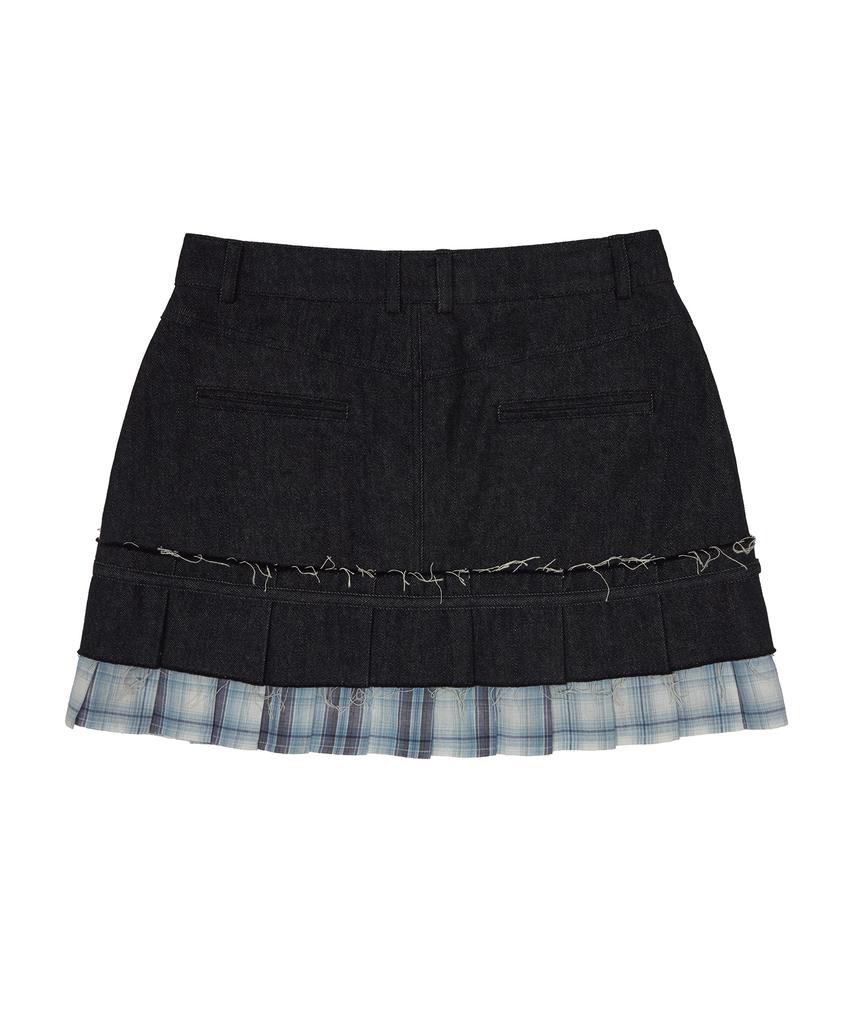 Love Is True Sm Denim Mini Skirt(Blue)