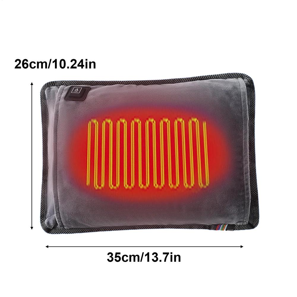 Electric Handwarmers Hand Warmer Pillow Machine Washable Heated Hand Warmer Plush Portable Hand Warmer With 3 Modes For