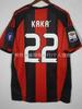 Wholesale sports outdoor retro series AC Milan jersey No. 22 Kaka No. 80 Ronaldinho same football jersey short sleeves