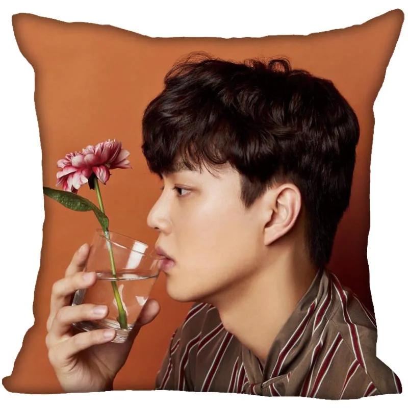 Song Kang Pillowcase Bedroom Home Decorative Gift Pillow Cover Square Zipper Pillow Cases Satin Soft Fabric 0209