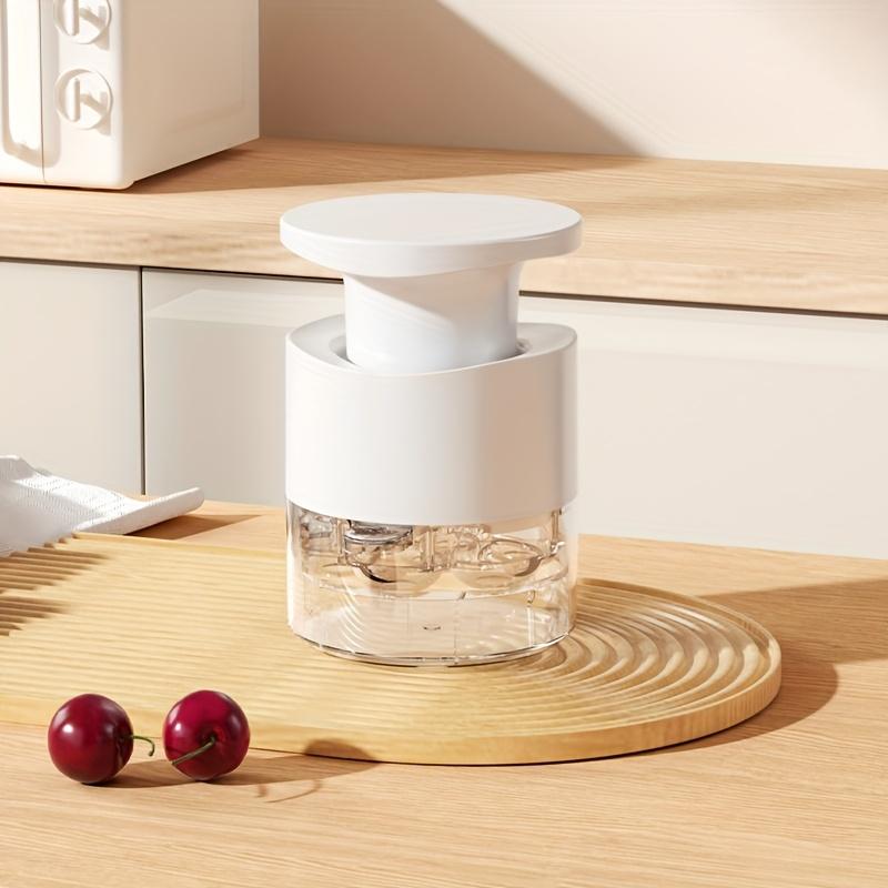 

With Seven Holes Press-type Cherry Pit Remover Red Date Pit Remover Vegetable Cutter Hawthorn Seed Remover Cherry Pit Remover білий