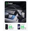 USB-C Car Charger, 3-Port 90W Fast Car Charger, Dual USB-C & USB-A Car Power Adapter, PD3.0 & QC3.0 Fast Charging for iPhone 17/16/15/14/13Pro Max,