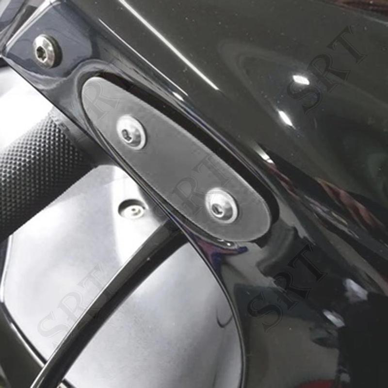 Fit For Suzuki GSXR 1300 GSX-R Hayabusa 1999-2000 Motorcycle Accessories Mirror Block Off Plates Mirrors Blanking Base Hole Caps