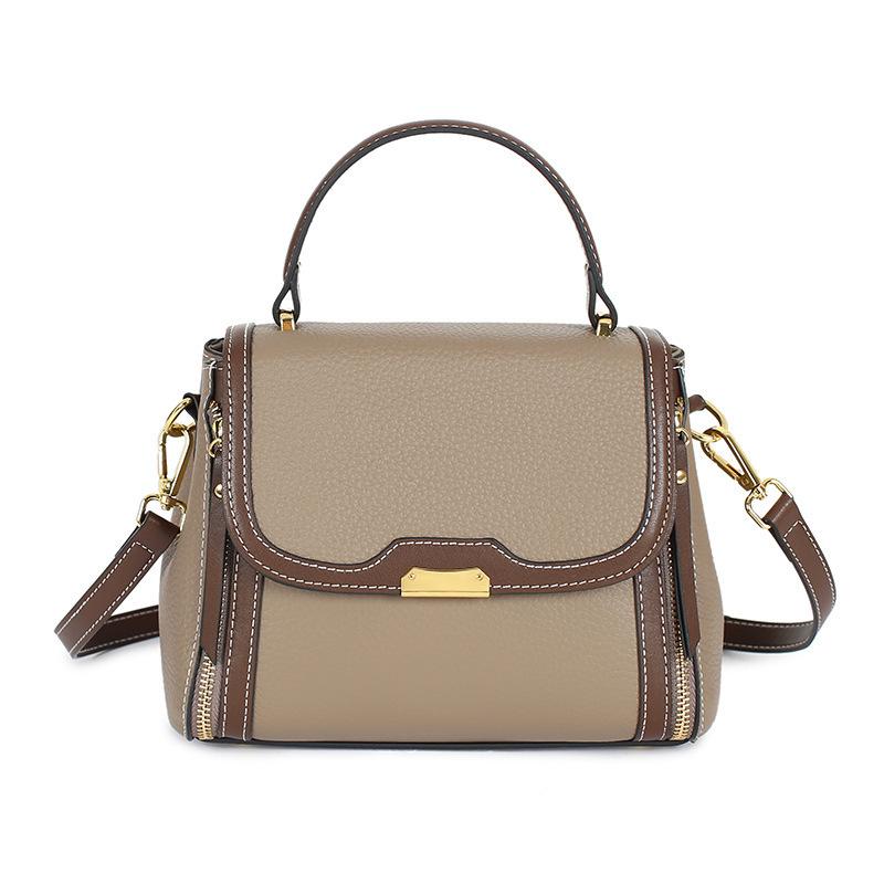 

Осенняя ручная сумка через плечо из высококачественной текстурированной коровьей кожи