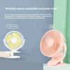 Usb Quiet Portable Desktop Fan With Clip Mount For Room Outdoors Activities Use