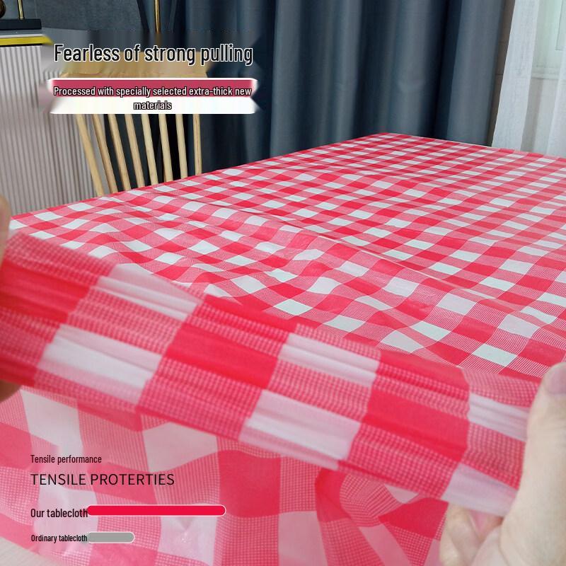 ZISIZ Disposable Round Plastic Tablecloth