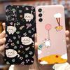 For Samsung Galaxy M52 5G Case SM-M526B Cute Dinosaur Cartoon Back Cover Soft Silicone Phone Case For Samsung M52 M 52 5G Fundas