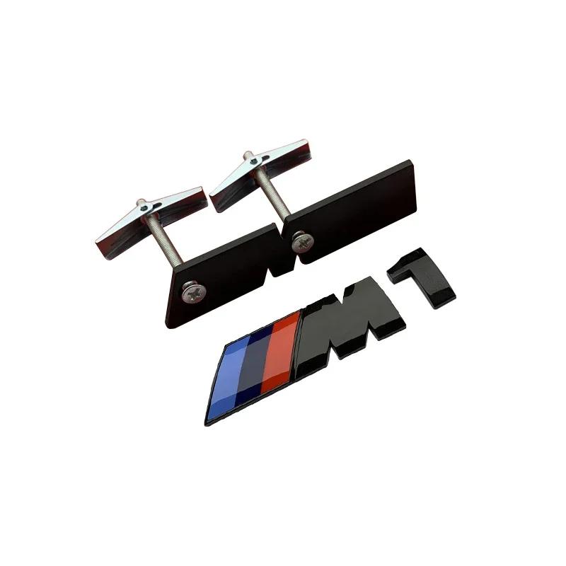 BMW Grille Emblem Car Front Modification M Badge For BMW  E91 X5 E70 F11 E30 F31 X3 F25 E61 E83 X1 E53 E87 F40 F32 E70 F36 E46
