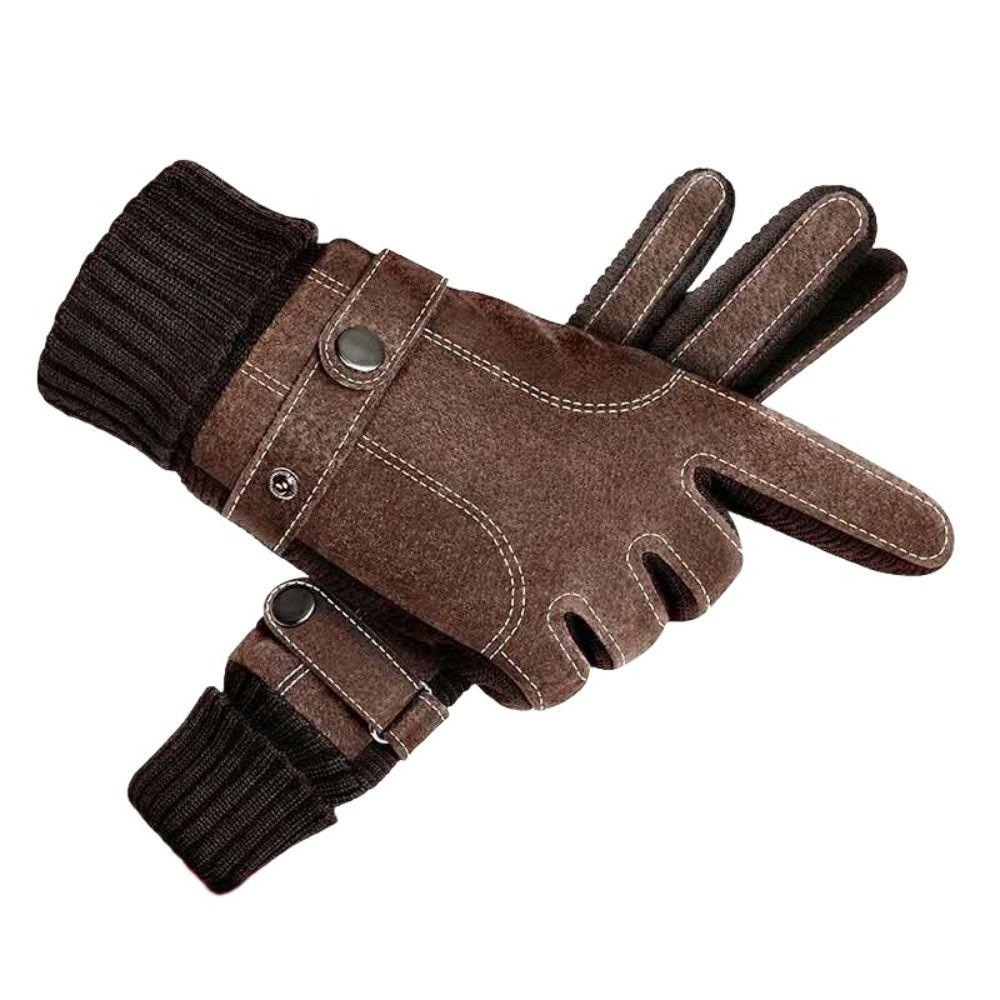 Full Finger Winter Men Gloves Touch Screen Men Mittens New Warm Casual Gloves