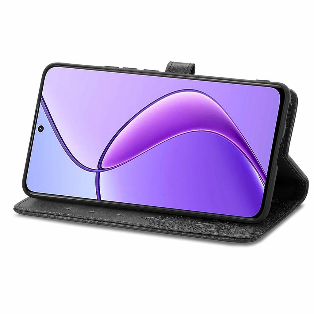 For Oppo Reno12 F 5G Wallet Case Mandala Flower Leather Phone Cover Stand View