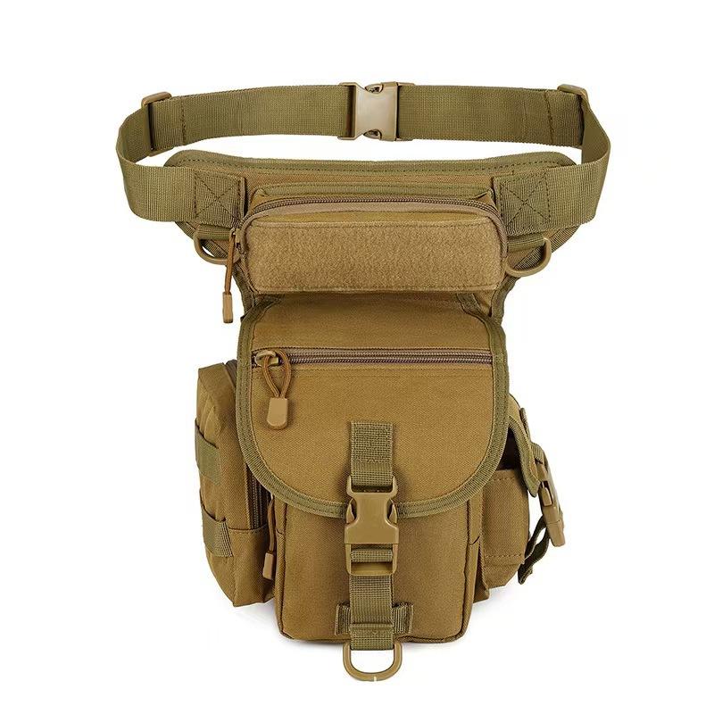 2026 New Tactical outdoor multifunctional sports leg bag motorcycle riding men s leg bag portable storage camouflage waist bag хаки