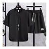 [Electric Circus] Men's top and bottom set T-shirt for everything from loungewear to going out, easy to move in, loose silhouette setup