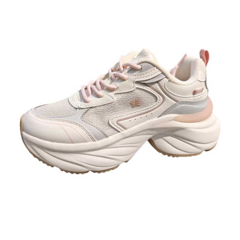 New Anta Cloud Rising Breathable Height Increase Low Top Chunky Sneakers Women's 122538882R-4